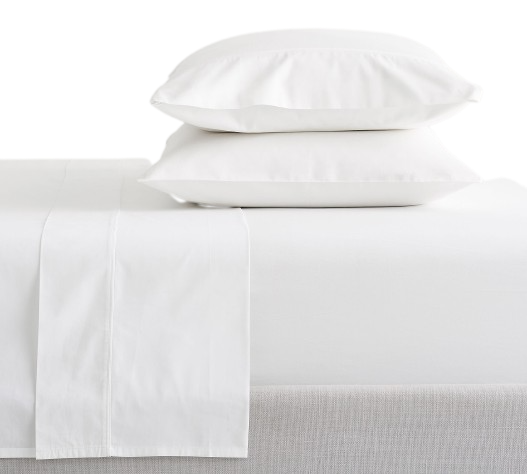 400-Thread-Count Organic Percale Sheet Set