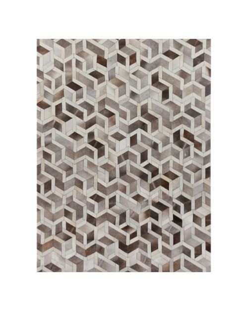 Natural Hide Geometric Area Rug
